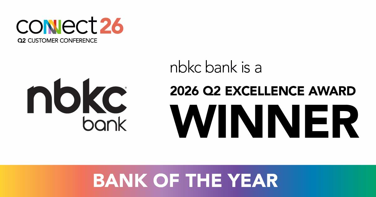 nbkc bank Named Bank of the Year in Q2 Excellence Awards for 2026